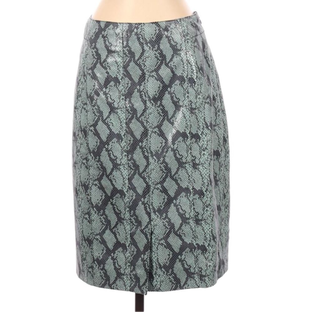 Carlisle Snake Print Straight Pencil Skirt size 4